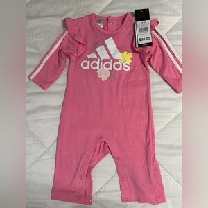 Adidas lil girl one piece outfit size 6m